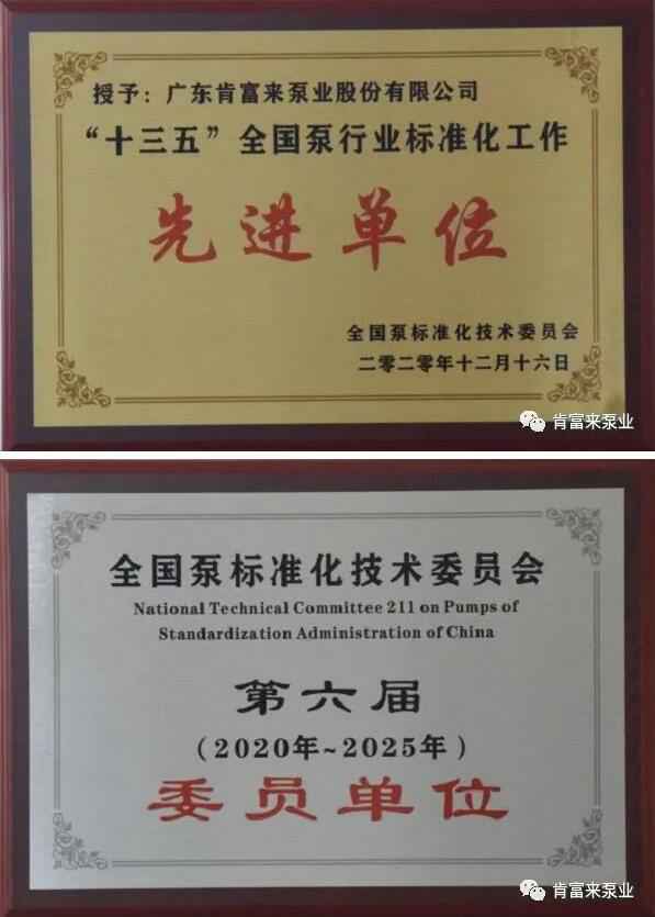 开云官方版网站在线登入-开云KaiYun(中国)荣获“十三五”全国泵行业标准化工作先进单位称号